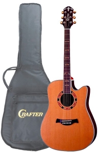 Электроакустическая гитара CRAFTER DE-18 / N с чехлом